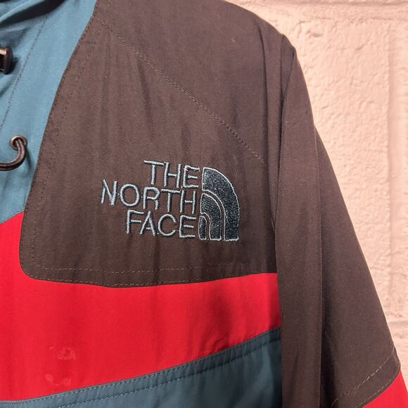 Vintage 90s The North Face Jacket Colorblock “Teal Red” 2024 - Picture 3 of 11
